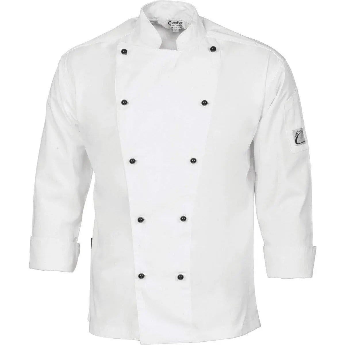 Dnc Workwear Traditional Short Sleeve Chef Jacket - 1102 Metro Workwear.